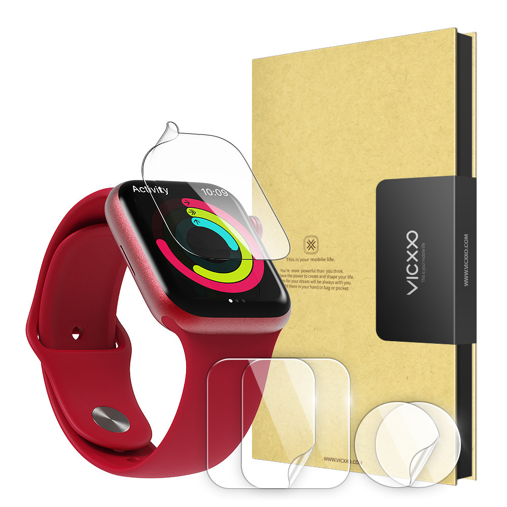 빅쏘 애플워치 9 8 7 6 5 4 SE2 SE 액정 후면 보호필름 2세트