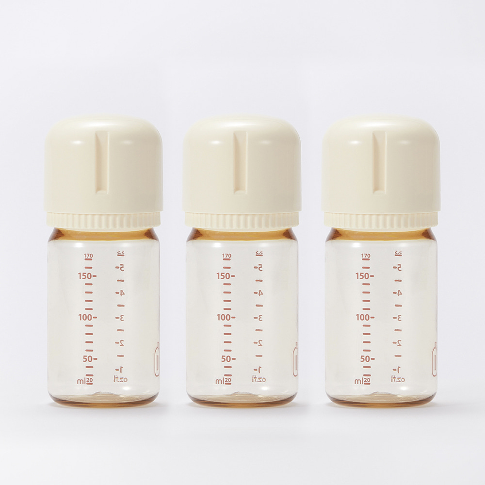 이지케어PPSU젖병 170ml (노꼭지) 3P - 상품 이미지