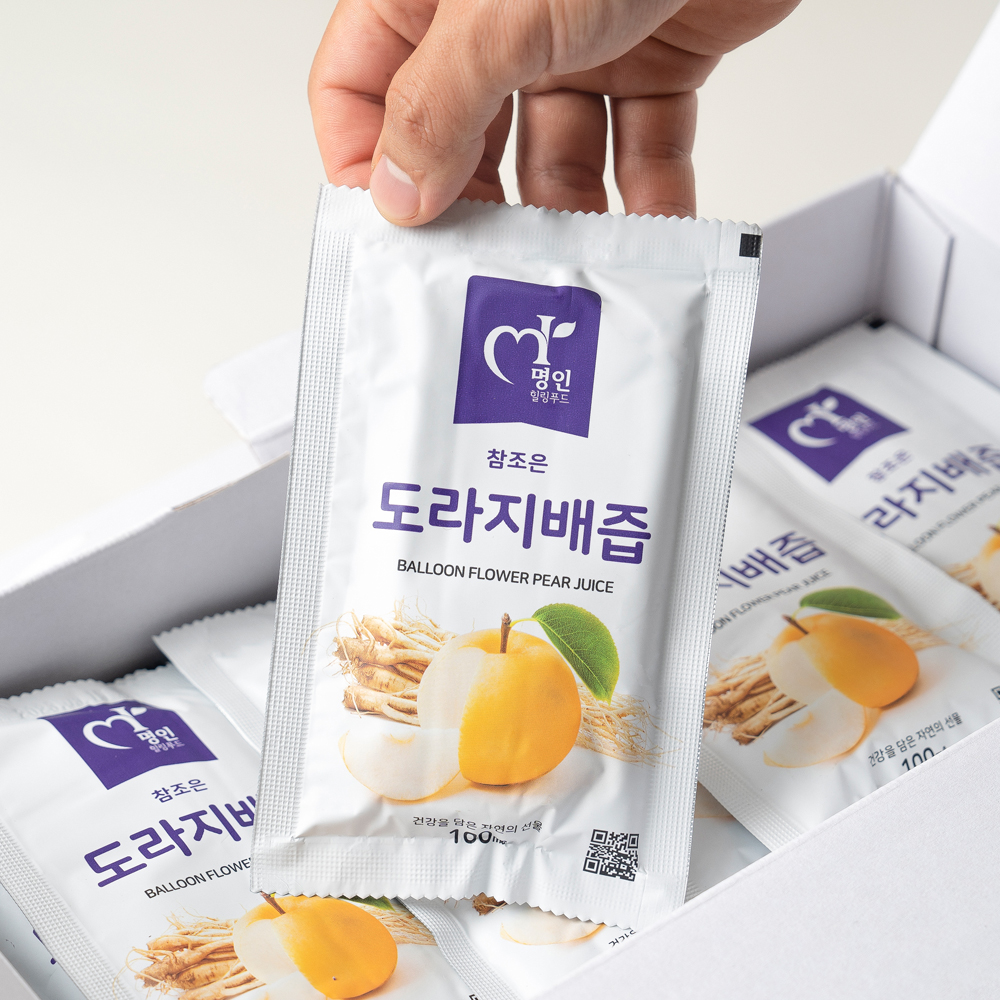 농축액 사용하지 않은 원물 도라지배즙 100ml x 60포, 1개 이미지 4