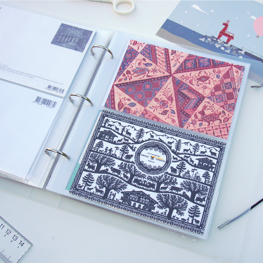 굿슈머 프박 엽서바인더 사진 4x6 앨범 2포켓