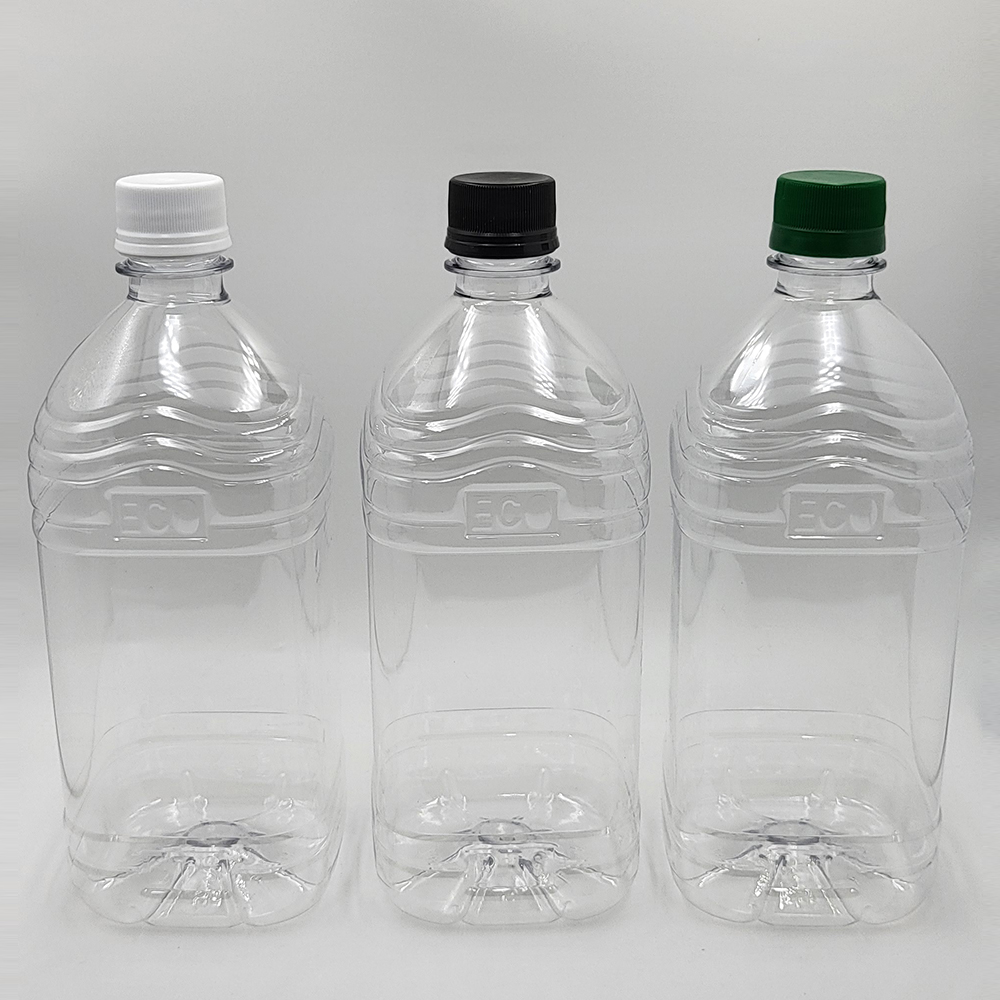 1리터 1L 1000ml 30개 일회용 사각 플라스틱병 페트병 PET병 공병 - 상품 이미지