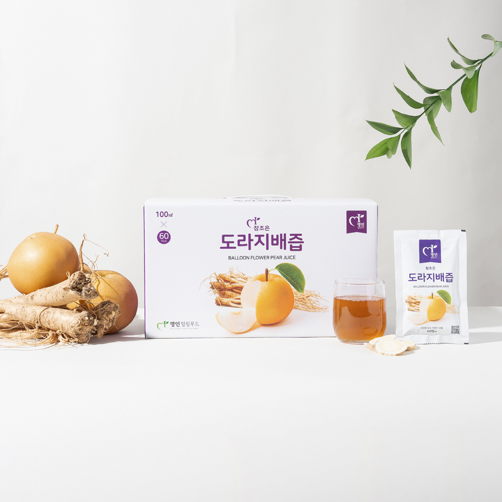 농축액 사용하지 않은 원물 도라지배즙 100ml x 60포, 1개 이미지 2