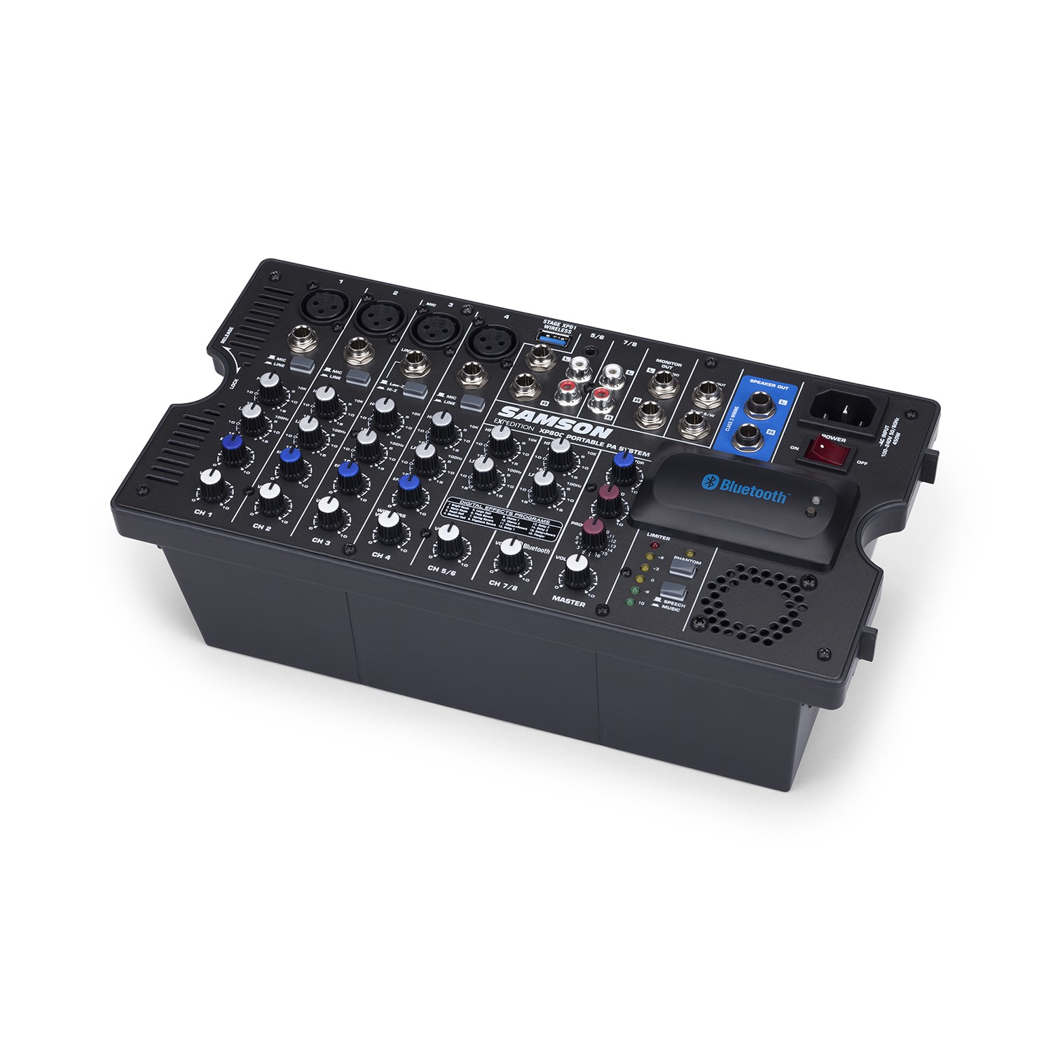 SAMSON XP800 샘슨 블루투스 PA 시스템 스피커 - 상세 이미지 4