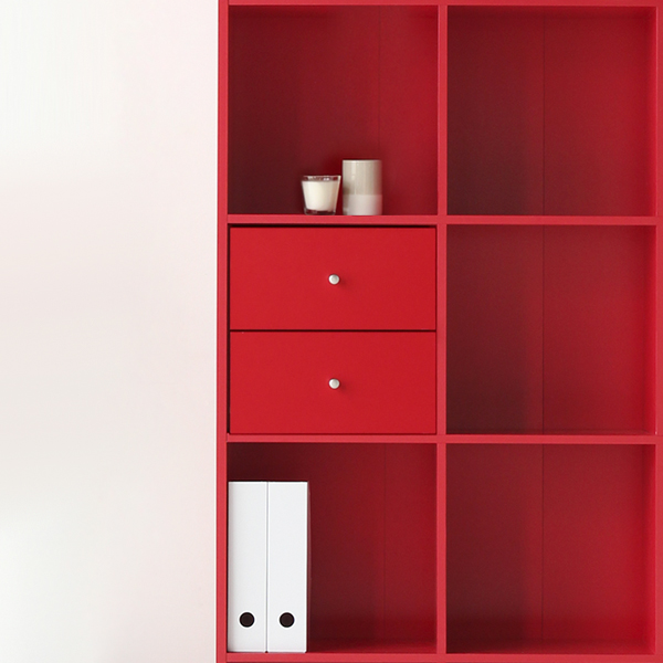 LAMESIN 인서트서랍 365x270x365mm, 2단, 레드 8255.4987