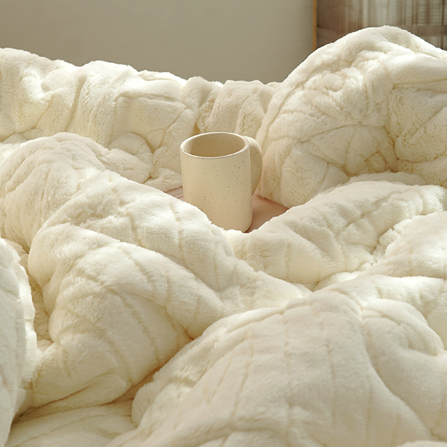 [에이트룸]두꺼운 프리미엄 라셀 10미리 겨울 극세사 이불 SS