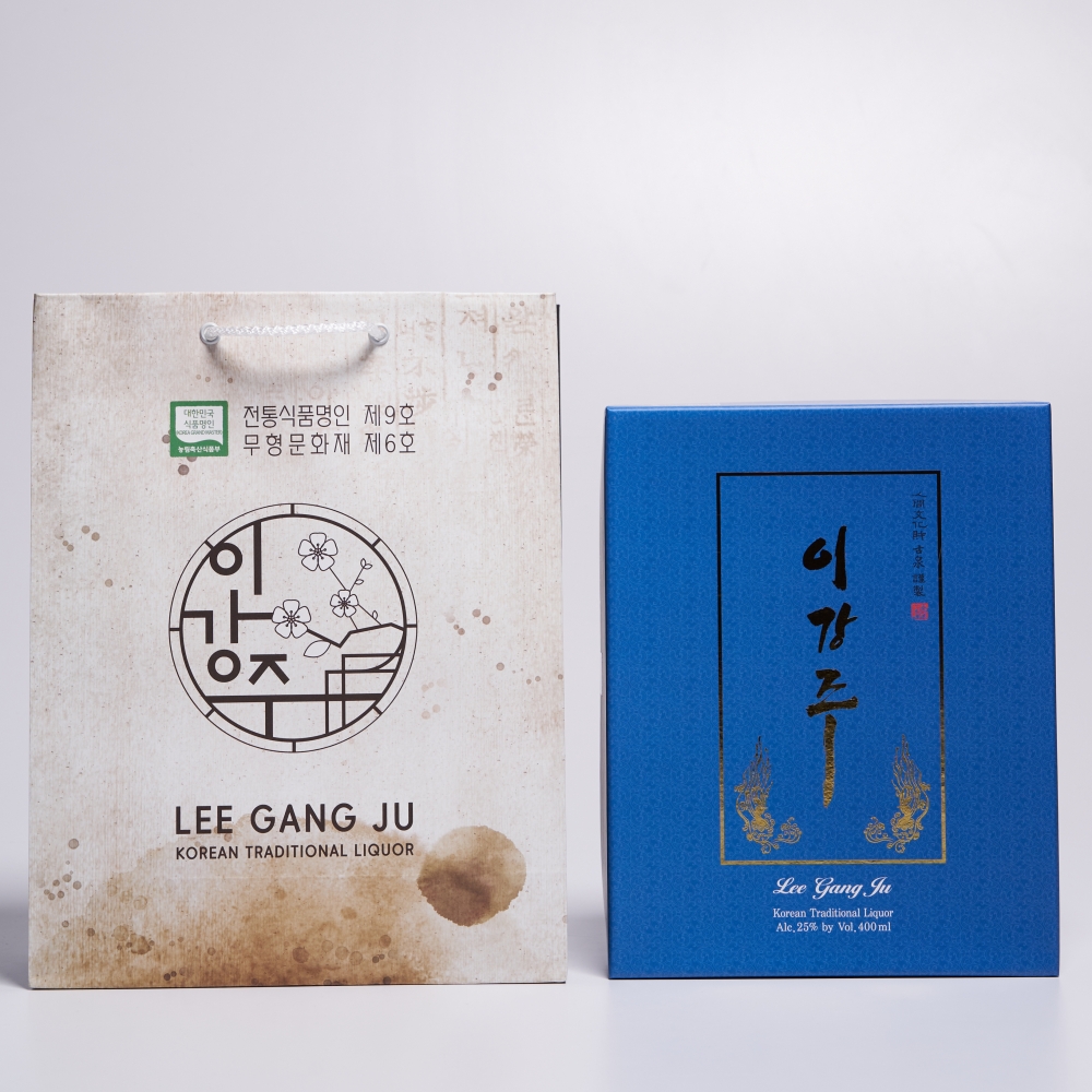 이강주 특1호 25도 400ml(전용잔, 쇼핑백 포함) 전주 선물세트 명절 도자기 - 상세 이미지 3