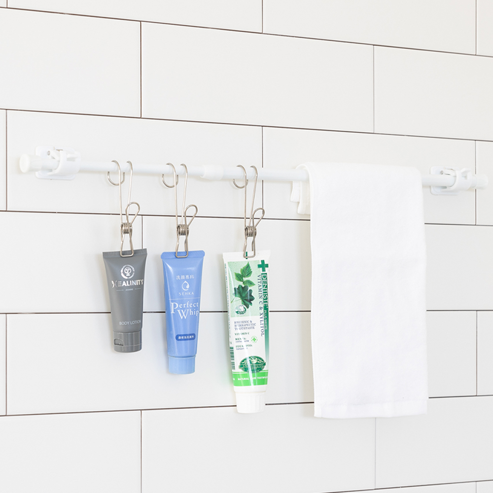 할메이드 분체 압축봉 천장 커튼레일 옷장 커텐 커튼봉 18~28cm