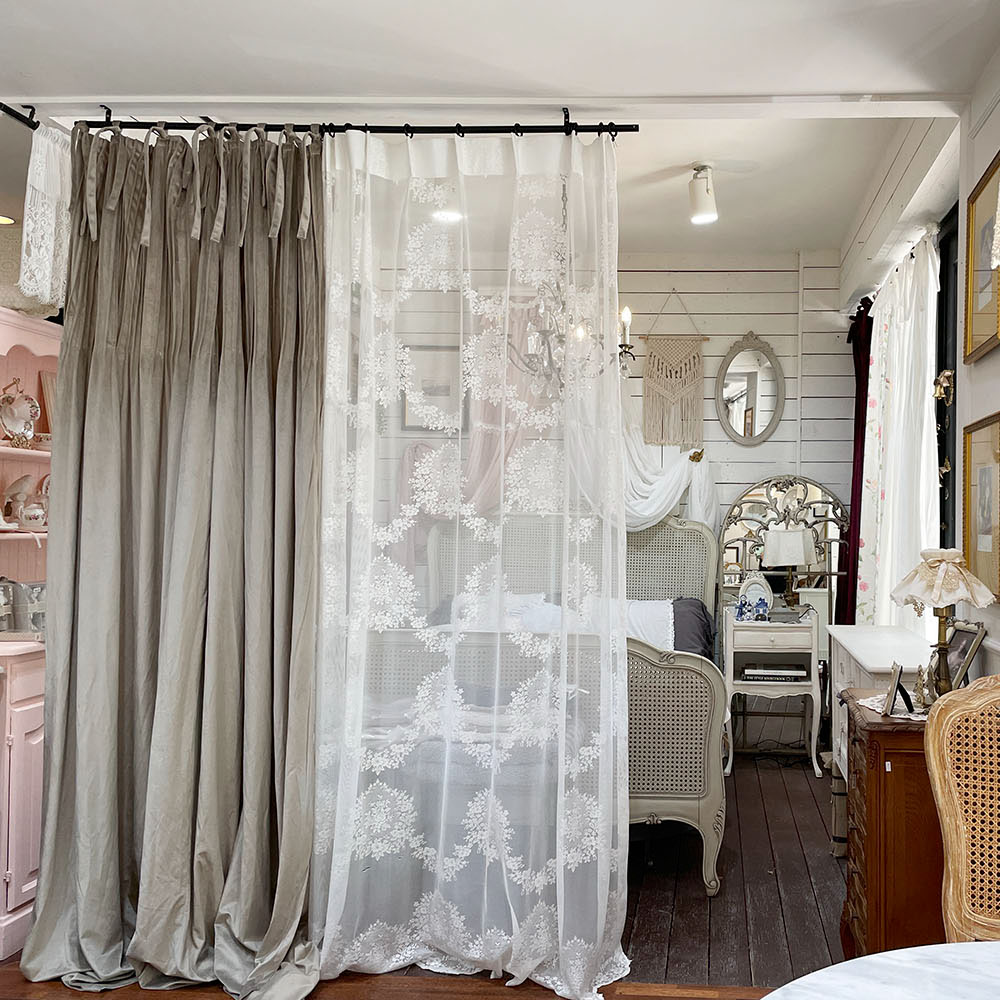 벨벳 주름 거실커튼 암막 방한 커튼