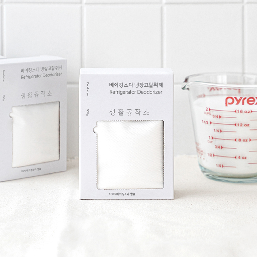 생활공작소 베이킹소다 냉장고 탈취제 500g 1개 - 상세 이미지 3