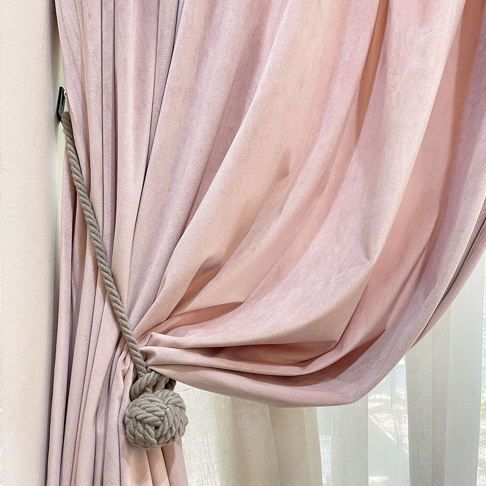 벨벳 주름 거실커튼 암막 방한 커튼