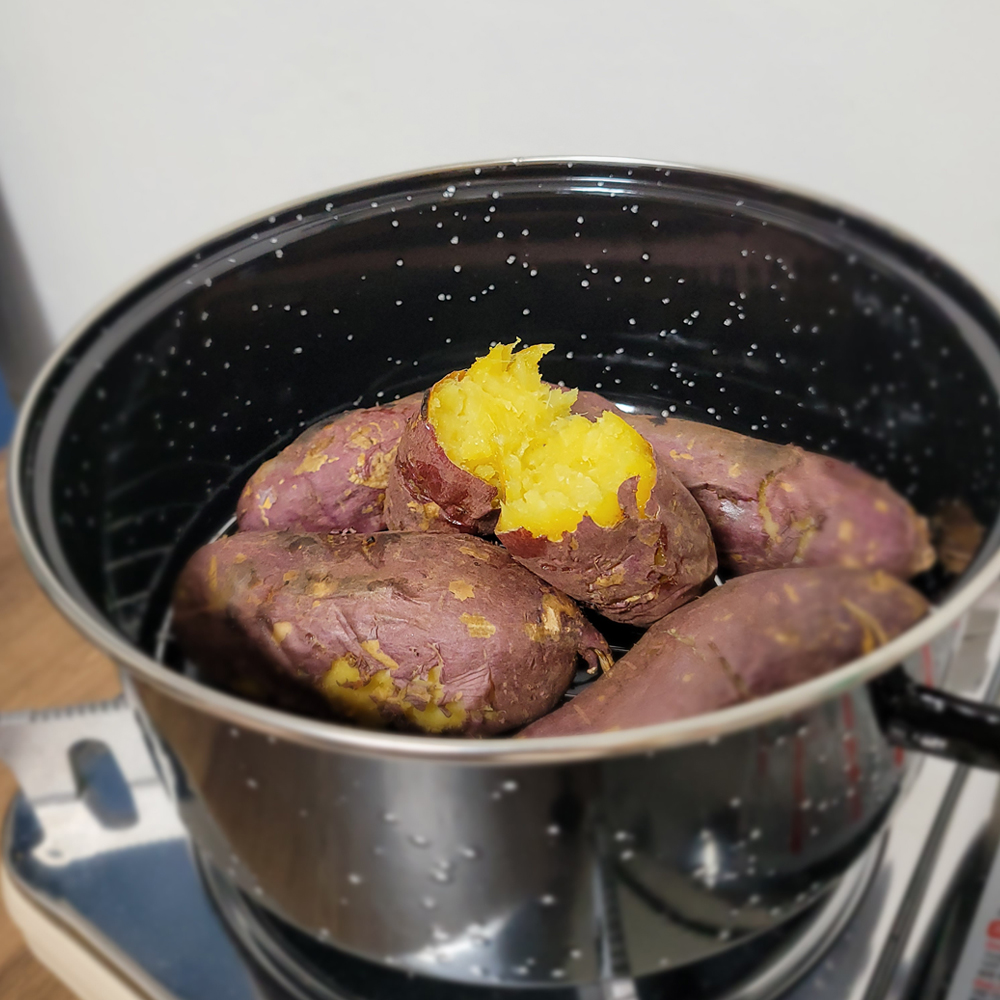 고구마굽는기계 없이 군고구마만들기