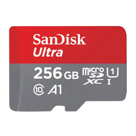 SOI 샌디스크코리아 Ultra 마이크로SD카드 256G Class10 150Mb/s SDSQUAC