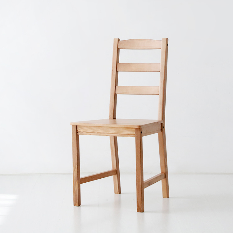 HORBO 2인원목식탁세트 소나무 740mm, 라이트브라운 1332.4158