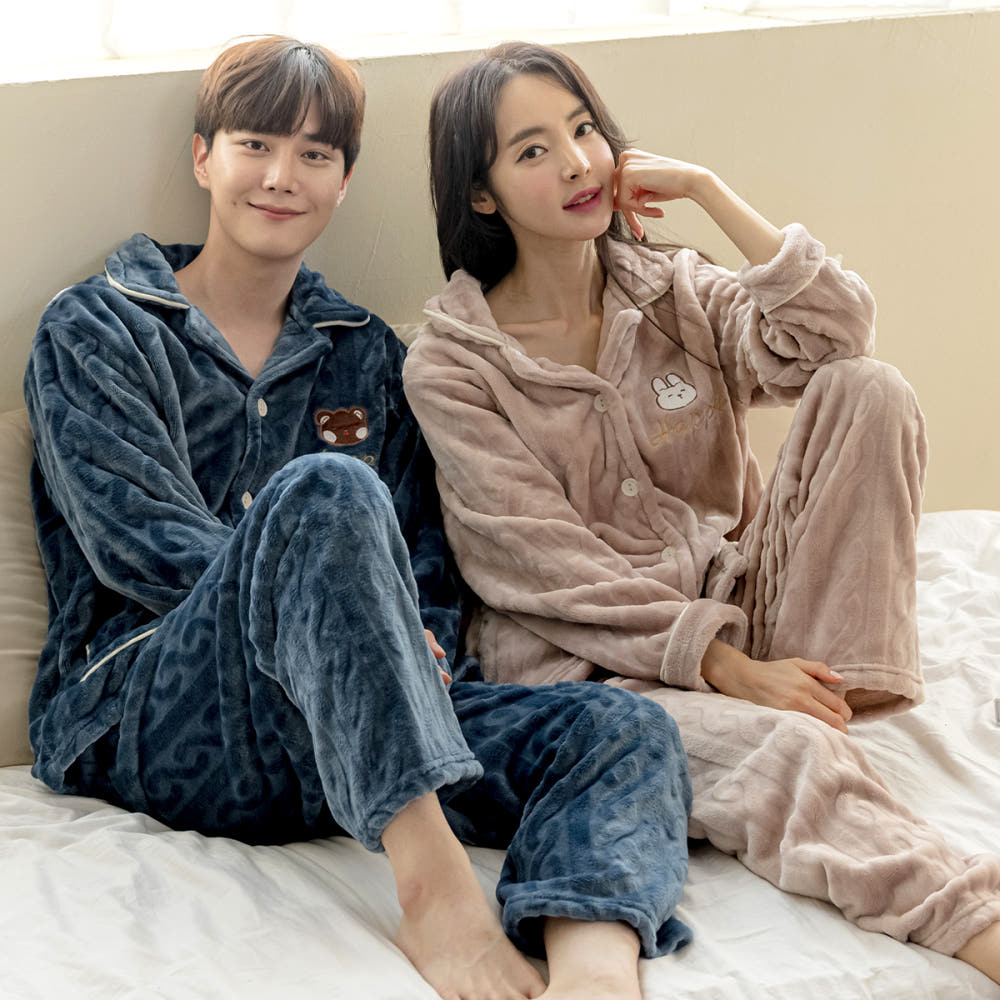 루다벨 극세사 잠옷 착용 예시