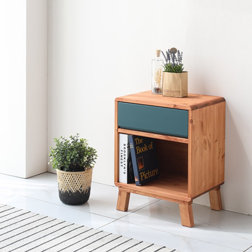 소형 작은 협탁 우드협탁 침대서랍장 거실미니협탁 - 상품 이미지