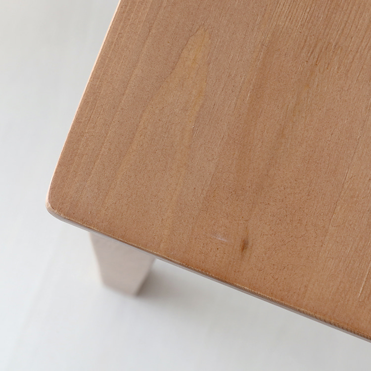 HORBO 2인원목식탁세트 소나무 740mm, 라이트브라운 1332.4158