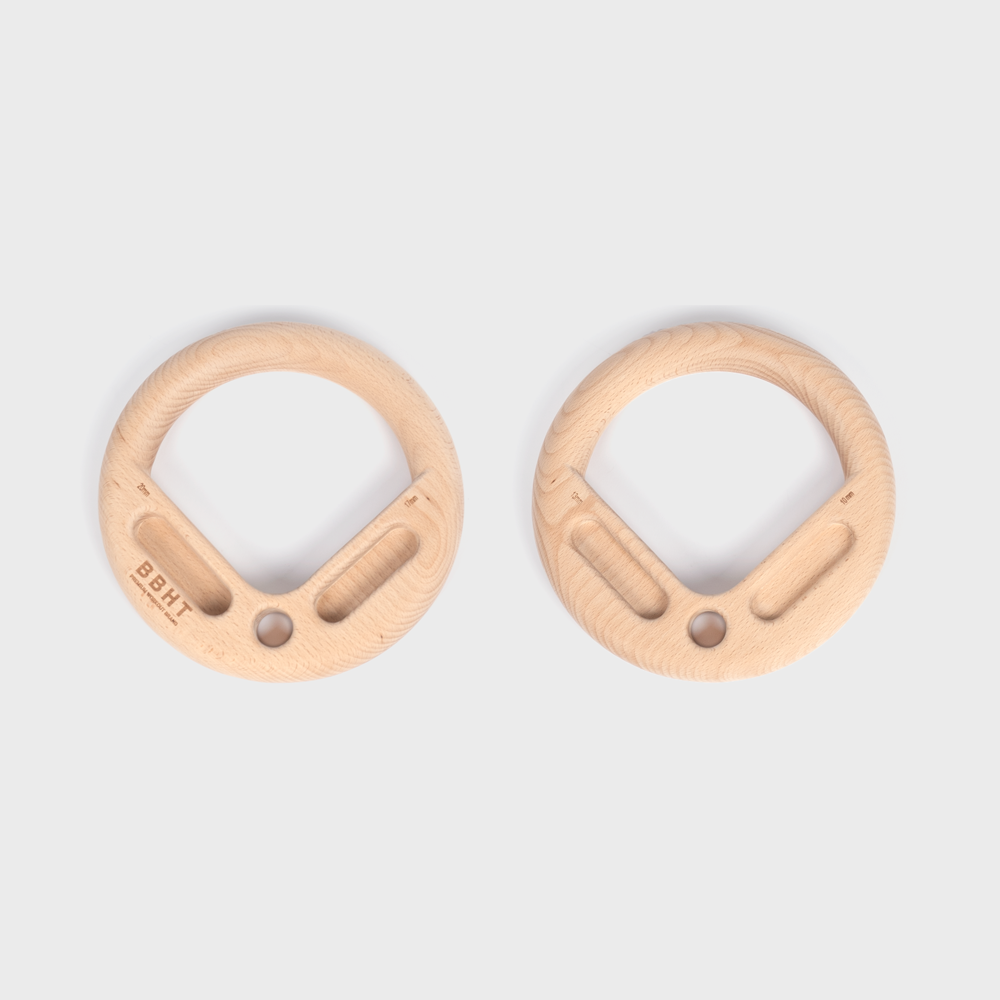 우드 짐링 프로 ver.2 짐네스틱 기계체조링 철봉링 - 상품 이미지