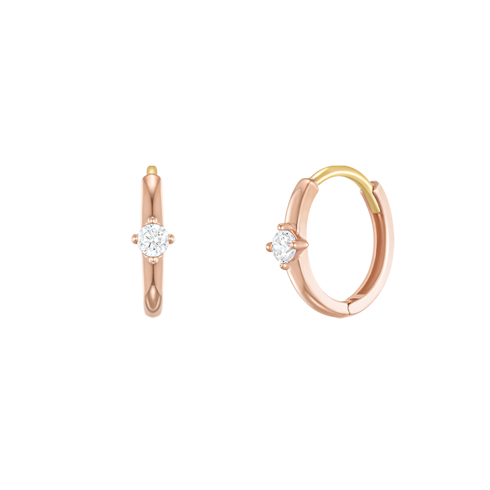 [아이유 PICK] 제이에스티나 J Basic 14K 귀걸이 (JJJBEQ9AS557R4000) - 상세 이미지 2