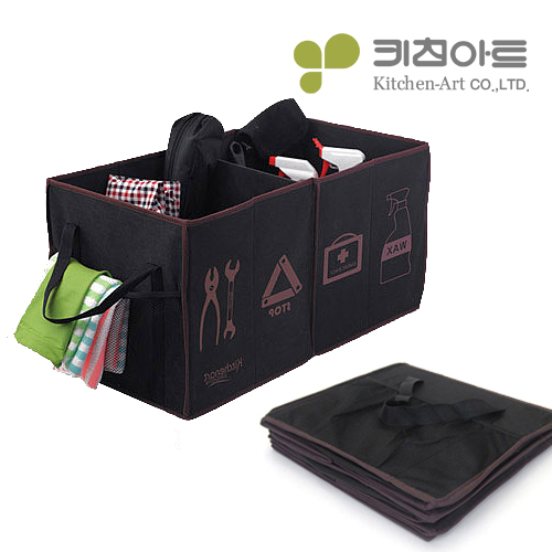 키친아트 차량용 트렁크 정리함 다용도수납함 - 상품 이미지