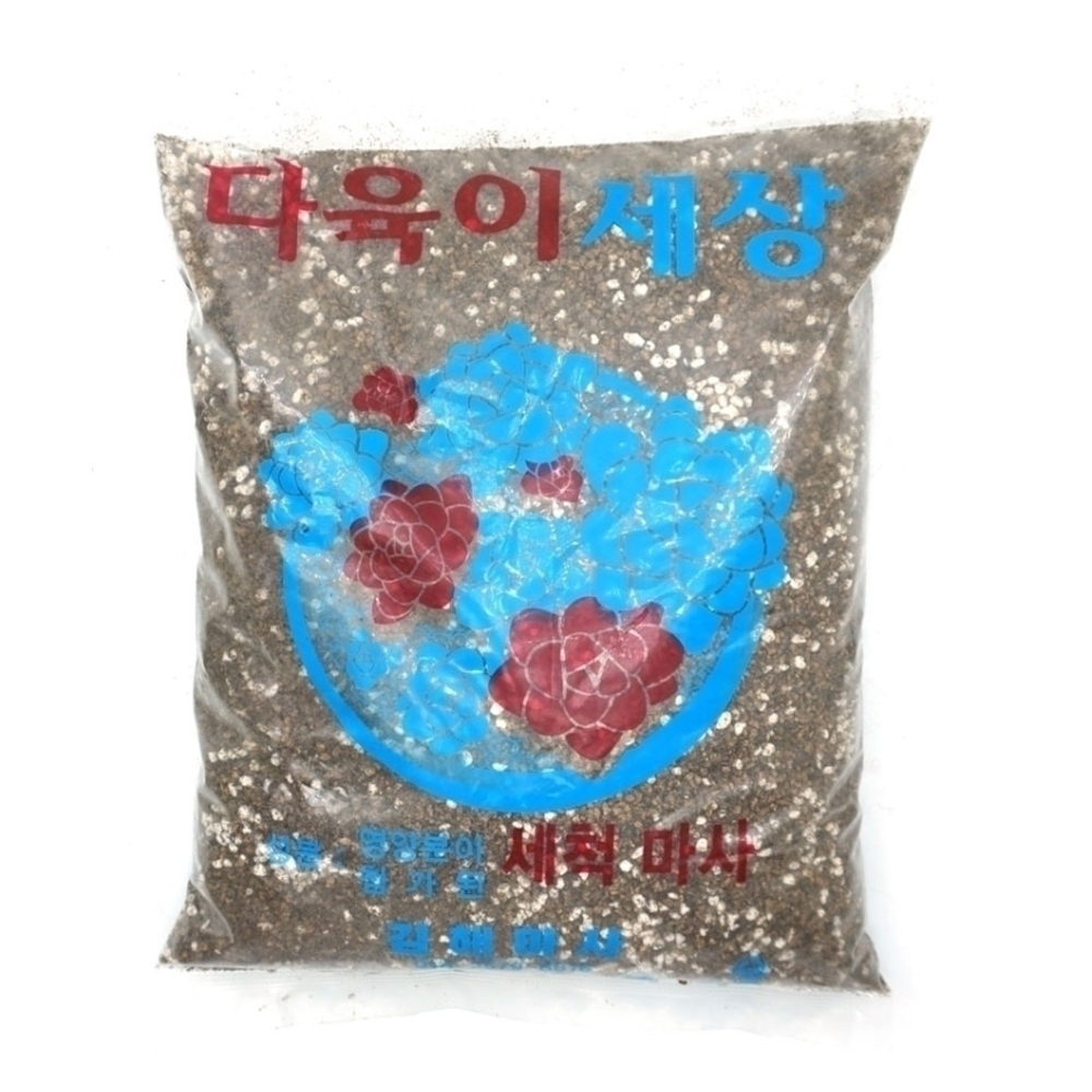 다육이 전용토 세척 마사토 배양토 분갈이 흙 피트모스 질석 펄라이트 혼합토 - 상품 이미지