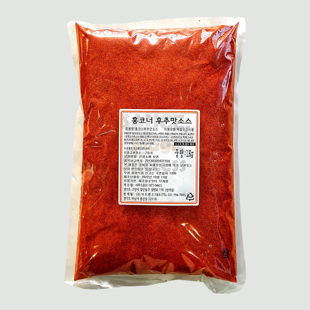 홍코너 옛날 떡볶이 분말 소스 1kg 업소용 특제비법소스 이미지 2