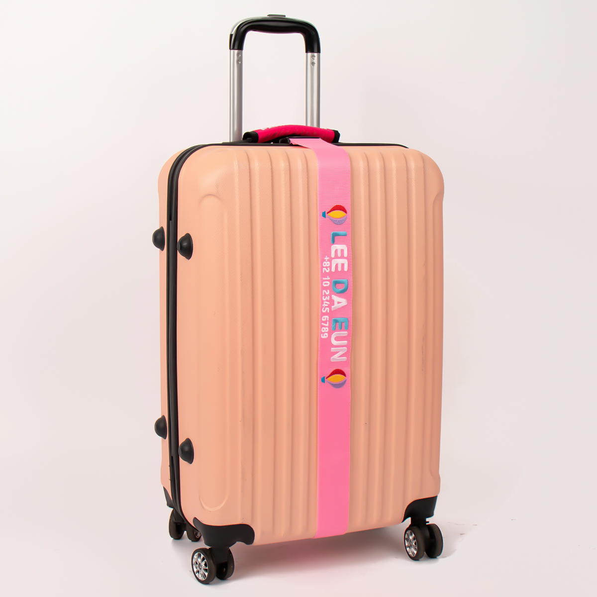 자수 캐리어벨트 밴드 끈 잠금장치 캐리어 벨트 제작 - 상세 이미지 2