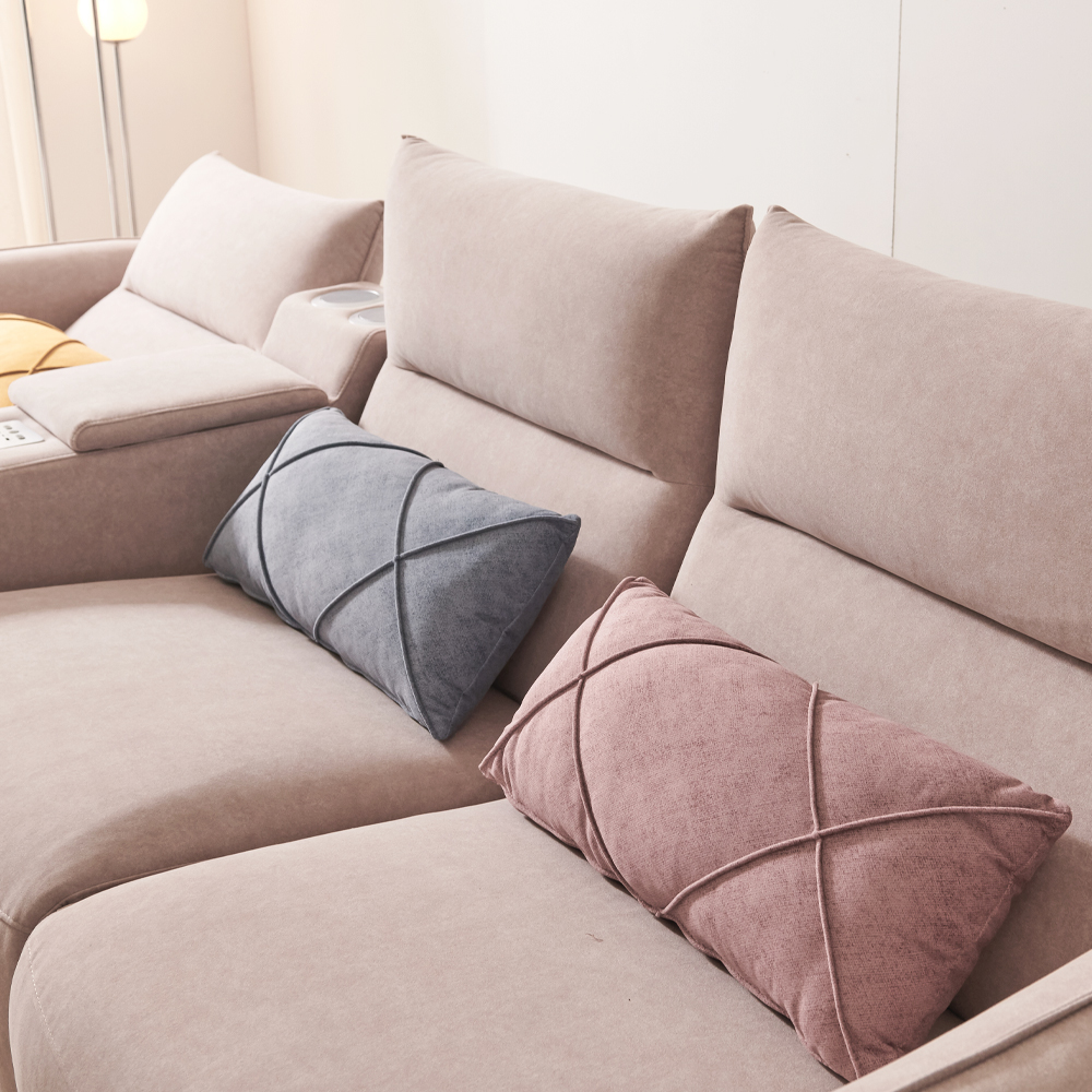 서광퍼니처 보리스 조야 블루투스 홈바 4인 전동 리클라이너 소파 sk