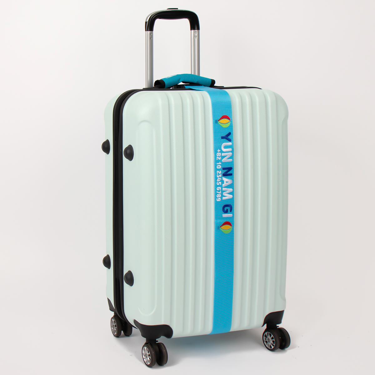 자수 캐리어벨트 밴드 끈 잠금장치 캐리어 벨트 제작 - 상세 이미지 3