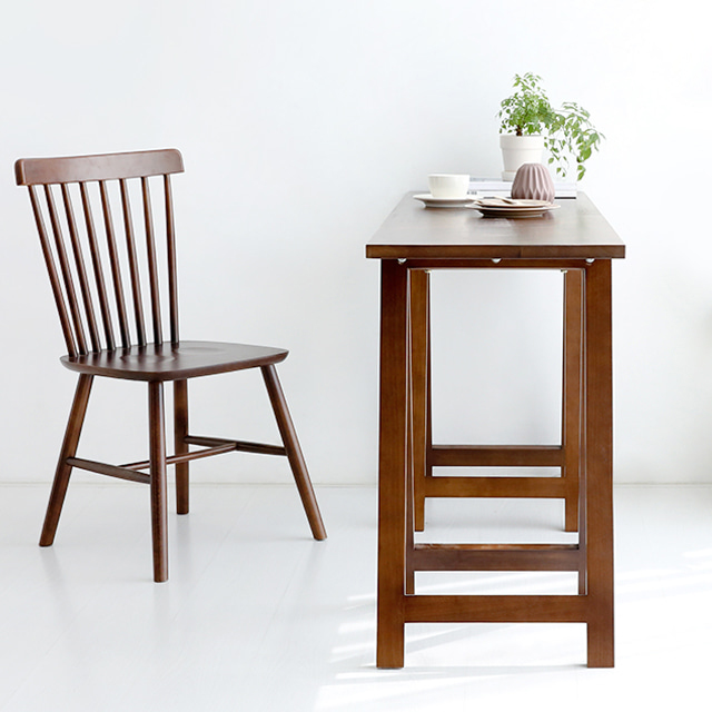 SOSO 원목콘솔테이블 160x45 고무나무 브라운 3269.8441