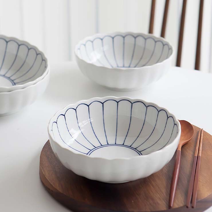니코트 데이지 비빔기 온면기 탕기 떡국 덮밥그릇 MADE IN JAPAN - 상세 이미지 2
