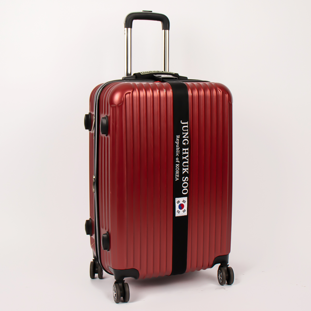 자수 캐리어벨트 밴드 끈 잠금장치 캐리어 벨트 제작 - 상세 이미지 4