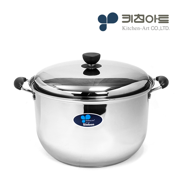 키친아트 스텐 곰솥 지벤 대형들통 큰냄비 28cm - 상품 이미지