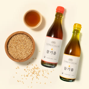 저온압착 통참깨 참진한 참기름 350ml 2병 외 들기름 350ml 맛있게 먹은 솔직 후기 - 상품 이미지 4