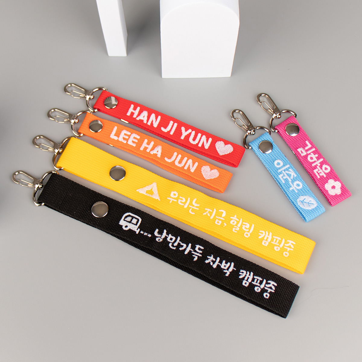 야광 자수 캐리어네임택 가방 이름표 러기지택 네임택 - 상세 이미지 3