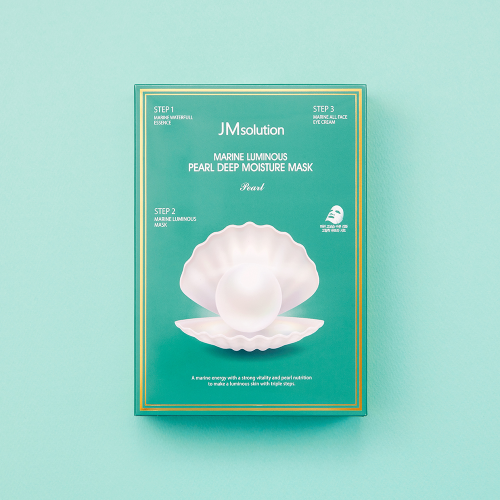 JM솔루션 청광 마린 진주 모이스처 마스크 플러스 팩 30ml 10매 - 상세 이미지 2
