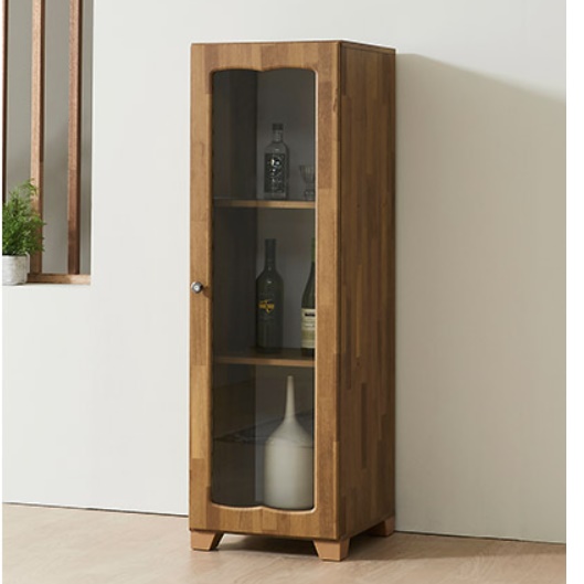 수납장식장 우드 술 진열장 양주장 미니유리진열장