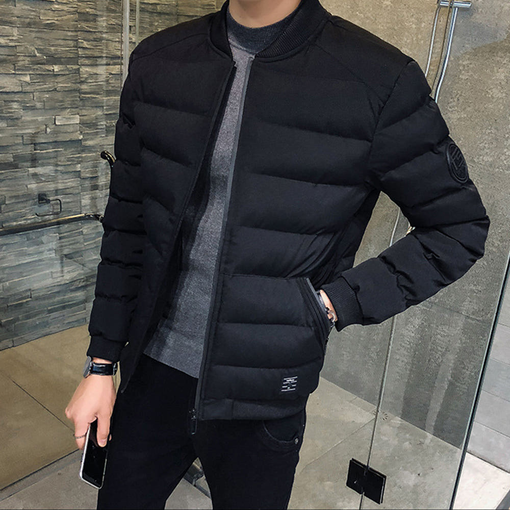 남자경량패딩 블루종 숏패딩