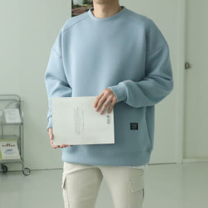 남자맨투맨 오버핏 나염 쭈리 남자기모맨투맨 착용 후기 | 사이즈/핏 총정리 - 상품 이미지 2