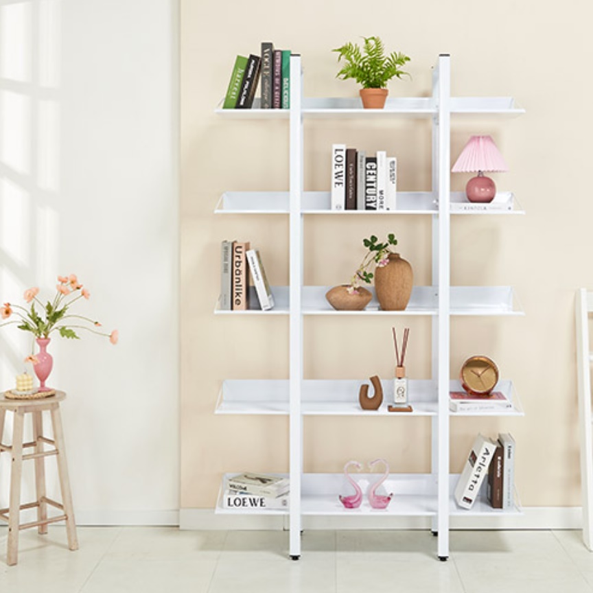 화이트 콘솔 매장 철재장식장 트로피 상패 진열장 인테리어장식장