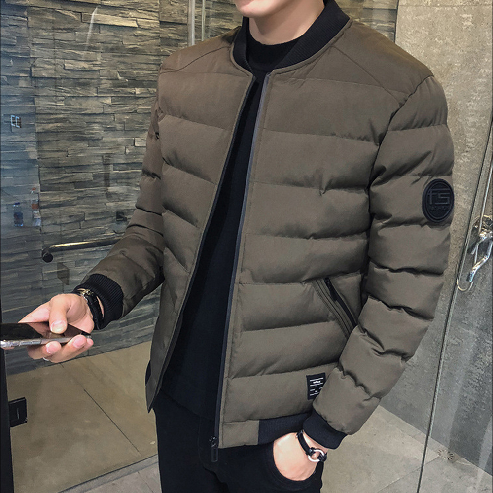 남자경량패딩 남성 블루종 숏 패딩 깔깔이 항공점퍼