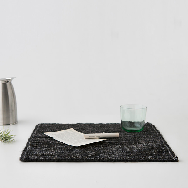 BUCHIDA 매트 사각 40x40 블랙 - 상세 이미지 4