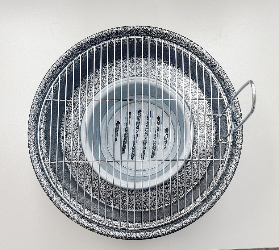 햇님상사 국산 원형 화로대 가정용 숯불 화로 바베큐 조개 구이