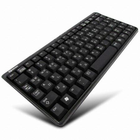 큐센 GP-K7000 (블랙, 키스킨 포함) USB 미니키보드