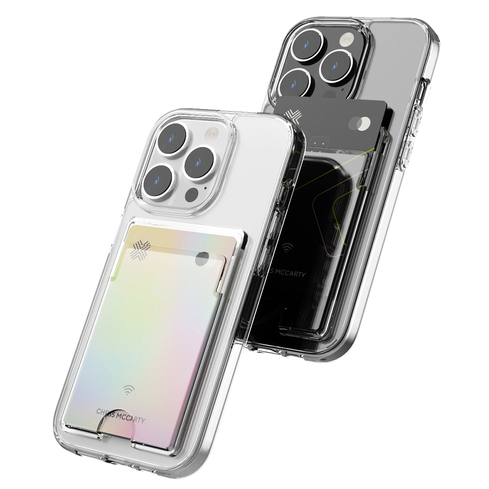 아이엠듀 변색방지 카드수납 케이스 2장 투명, 아이폰13