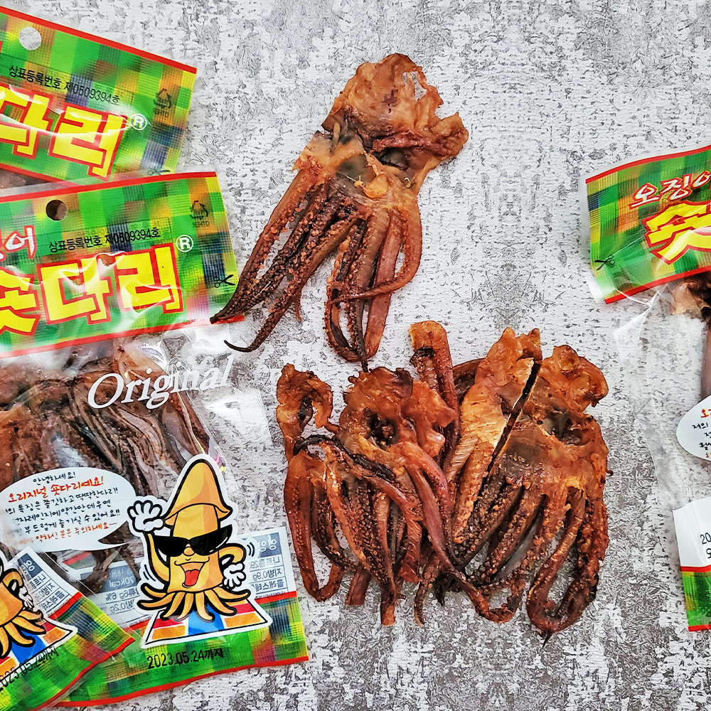 한양식품 오징어숏다리 20g 20봉 : 진심인건어물