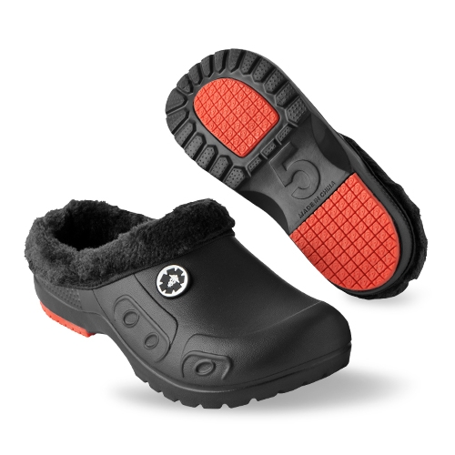 ABLE 털 주방 슬리퍼 (방한 조리화 주방안전화 위생화)