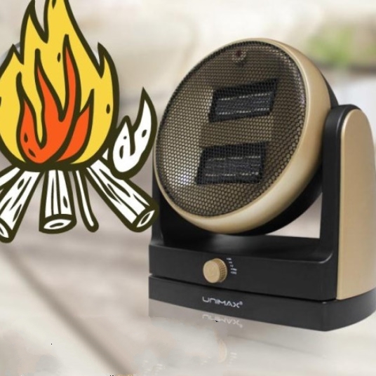 캠핑 전기난로 데스크 소형 히터 캠핑용 전기 난로