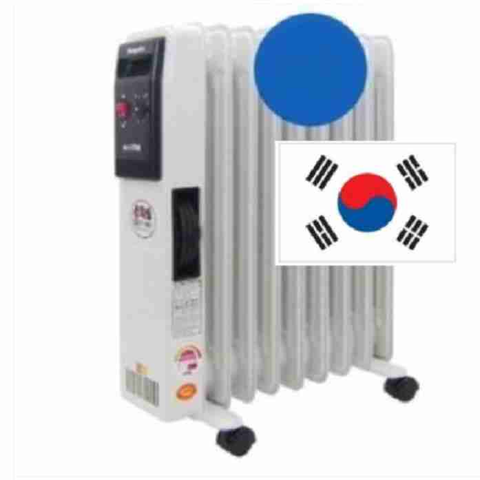 업소용 라디에이터 9핀 화장실 전기 라디에이터 라지에다 라지레이터 사무실용 난방용 - 메인 이미지