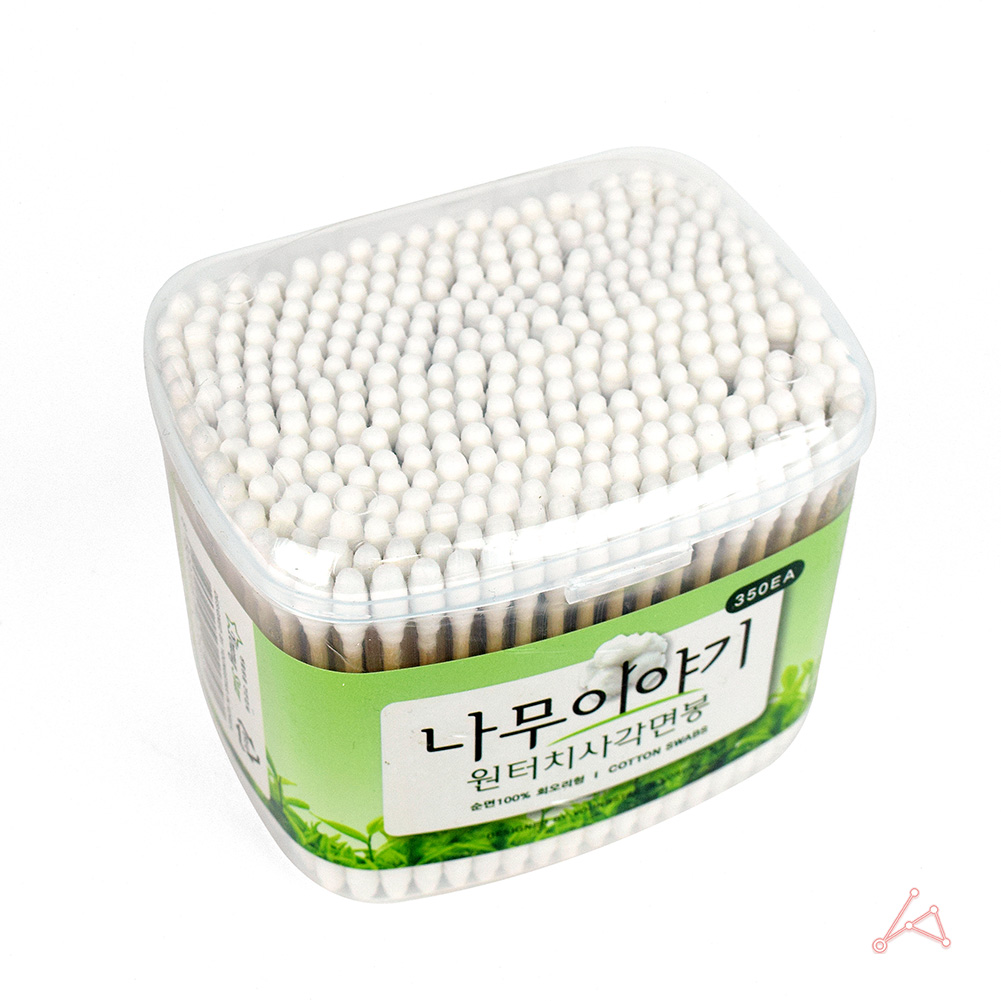 회오리 면봉 클렌징 귀지 나무 화장 약국 여드름 350p - 상세 이미지 3