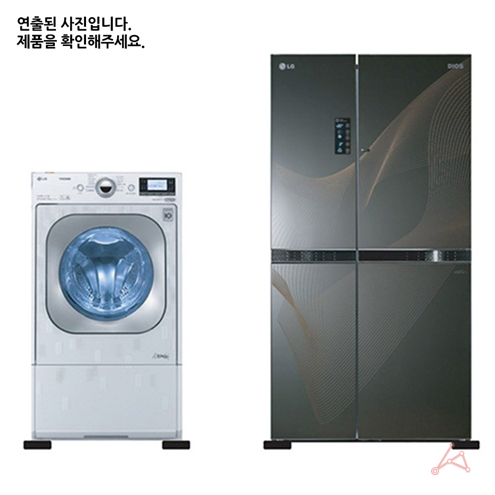 방진 고무 패드 받침대 충격 흡수 진동 방지 원형 BK - 상세 이미지 5